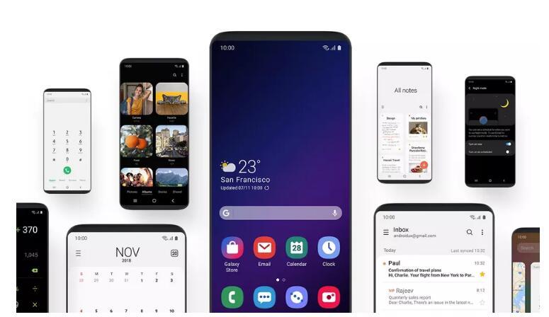 三星发布新用户界面One UI：让超大屏幕更易使用